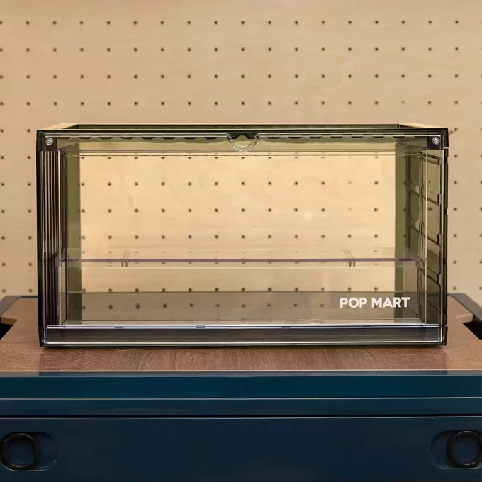 POP MART Monterad Displaybehållare (Transparent Grön)