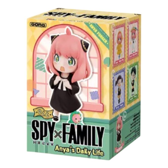 Pop Mart SPY X FAMILY Anya’s Everyday DLC-figurer i förseglat fodral (1 blindask)