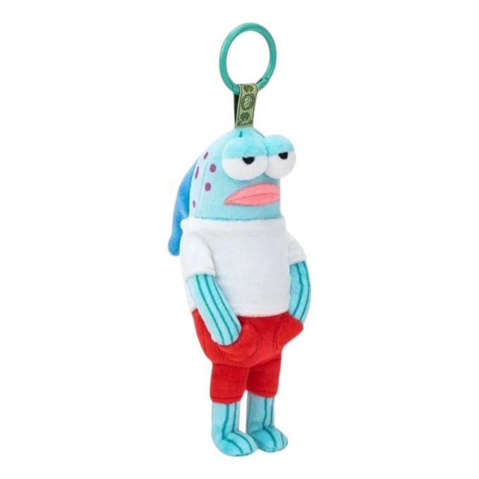 Pop Mart x Bikini Bottom Buddies Plysch ”Nyckfull Cool Fisk”