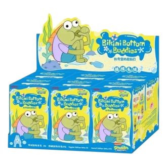 Pop Mart x Bikini Bottom Buddies Plyschförseglat fodral (6 blinda lådor)