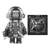 Pop Mart x CLOT Mega Space Molly Black Alienegra Set 400% + 3D Stereoskopiskt Målningsset