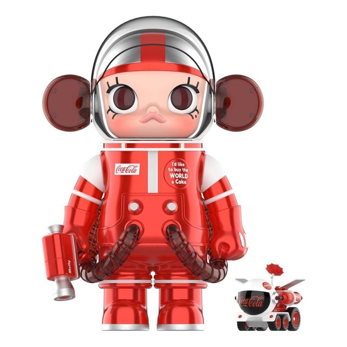 Pop Mart x Coca Cola Mega Space Molly 2-figur 1000%
