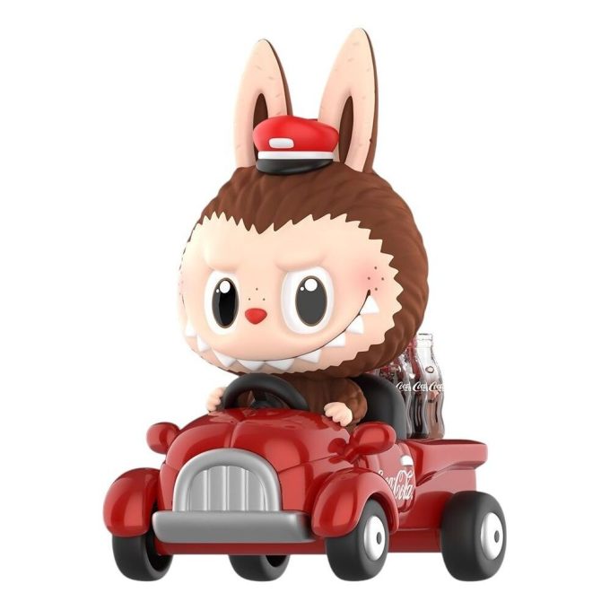 Pop Mart x Coca-Cola Monsterna Labubu-figur ”Labubu Express” Hemlig utgåva