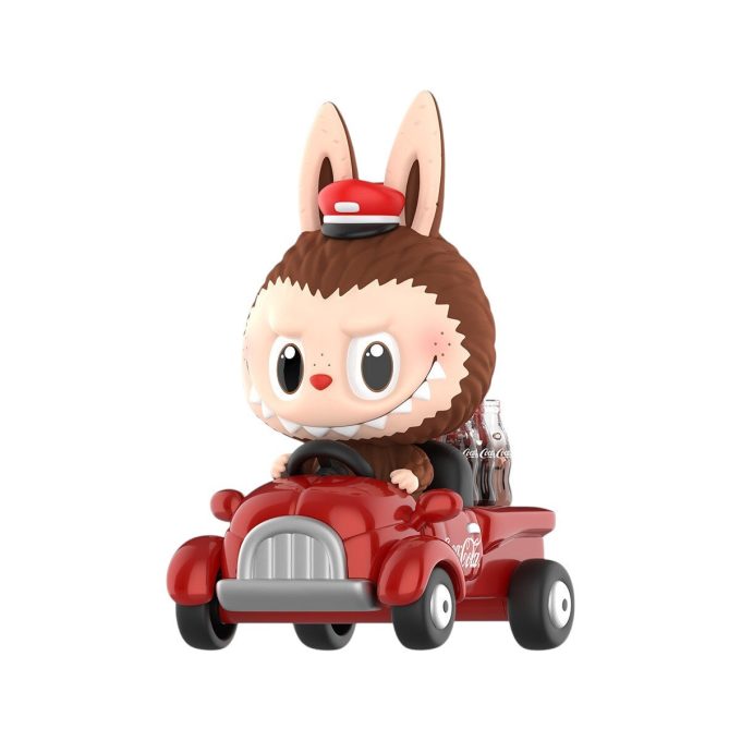 Pop Mart x Coca-Cola Monsterna Labubu-figur ”Labubu Express” Hemlig utgåva