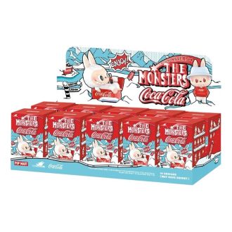 Pop Mart x Coca-Cola The Monsters Labubu Figur Förseglad Etui (10 Blindlådaes)