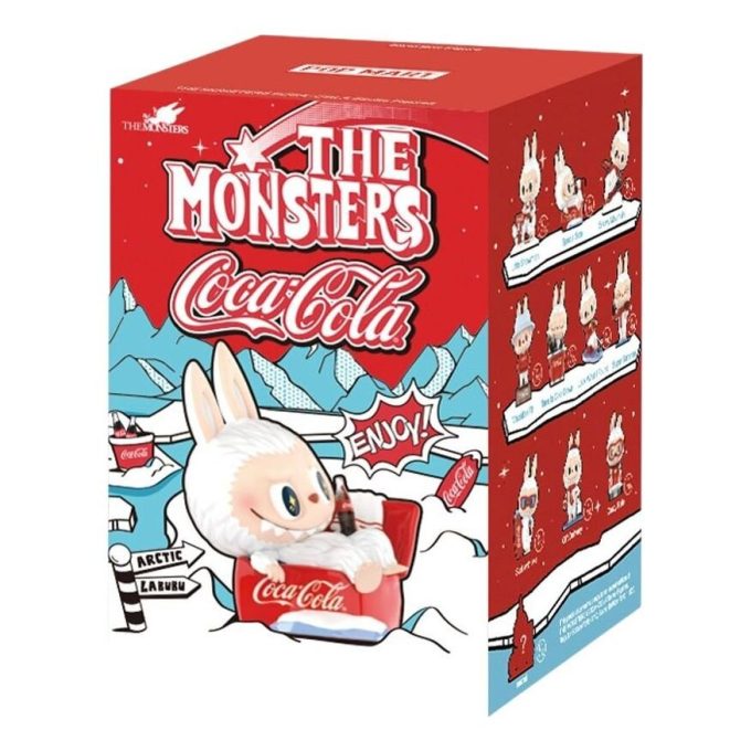 Pop Mart x Coca-Cola The Monsters Labubu Figur Förseglat Etui (1 Blindlåda)
