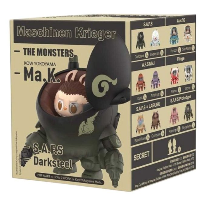 Pop Mart x Kow Yokoyama MA.K.The Monsters Labubu Förseglat fodral (1 blindask)