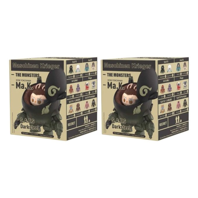 Pop Mart x Kow Yokoyama MA.K.The Monsters Labubu Förseglat fodral (2 blinda lådor)