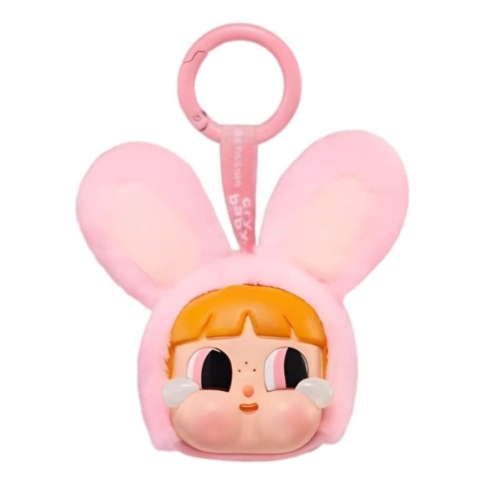 Pop Mart x Powerpuff Girls CryBaby Bunny Blossom-hängsmycke