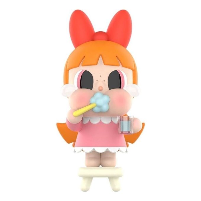 Pop Mart x Powerpuff Girls CryBaby Vinylfigurer ”Brushing Teeth Blossom”