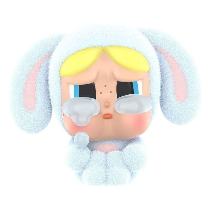 Pop Mart x Powerpuff Girls CryBaby Vinylfigurer ”Bunny Bubbles”