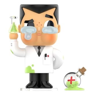 Pop Mart x Powerpuff Girls CryBaby Vinylfigurer ”Professor Utoniun”