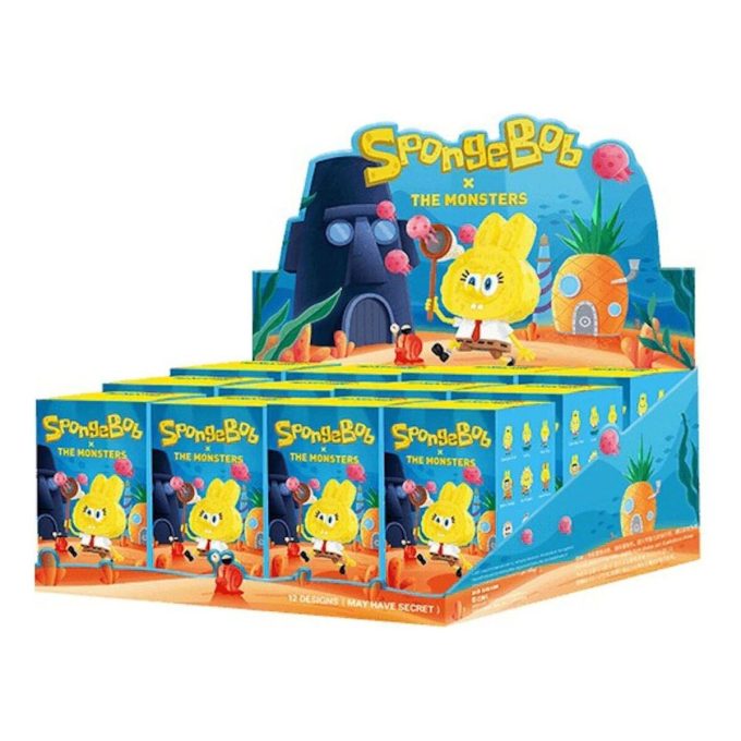 Pop Mart x Spongebob Monsters Labubu Förseglat Fodral (12 Blindlådaes)