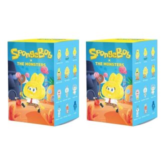 Pop Mart x Spongebob Monsters Labubu Förseglat Fodral (2 Blindlådaes)