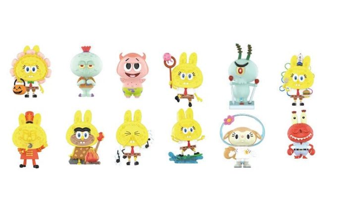 Pop Mart x Spongebob Monsters Labubu Förseglat Fodral (2 Blindlådaes)