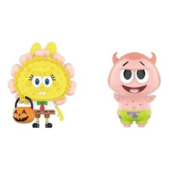 Pop Mart x Spongebob Monsters Labubu ”Jack O’Lantern och Patrick Star x YAYA”