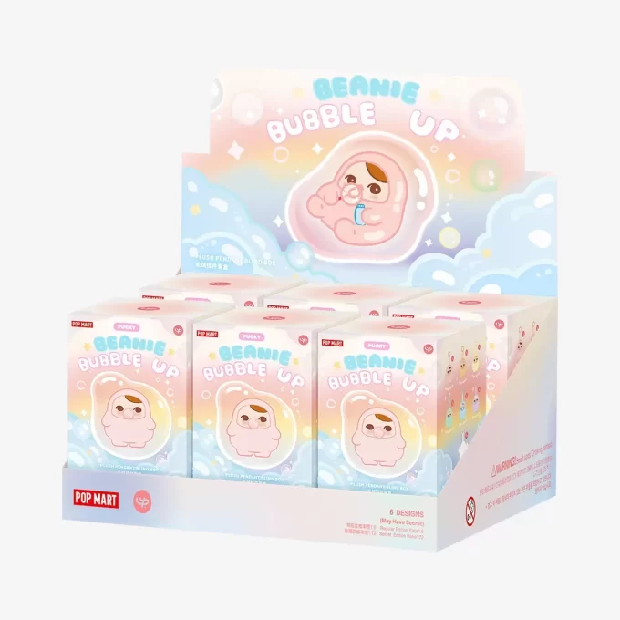 PUCKY BEANIE BUBBLE UP-SERIEN – Plyschhänge Blindlåda