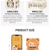 PUCKY Roly-Poly Kitty-serien – Vinylplysch-blindlåda