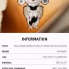 SKULLPANDA Bild av verkligheten-serien – metallnyckelring