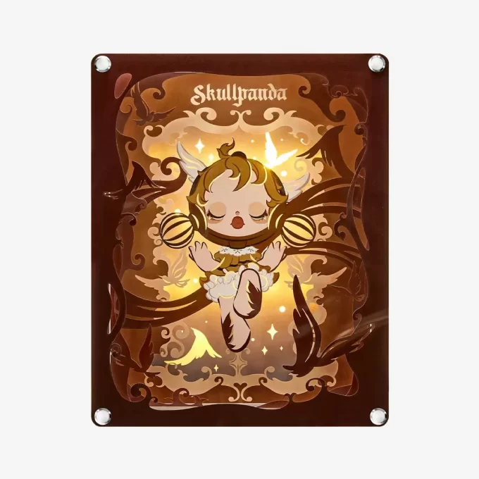 SKULLPANDA Bild av verklighetsserien – Papperspyssellampa (färgad version)