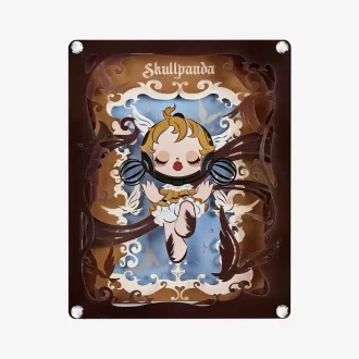 SKULLPANDA Bild av verklighetsserien – Papperspyssellampa (färgad version)