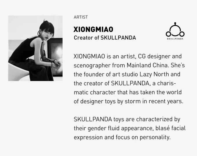 SKULLPANDA OOTD Bländande figurin