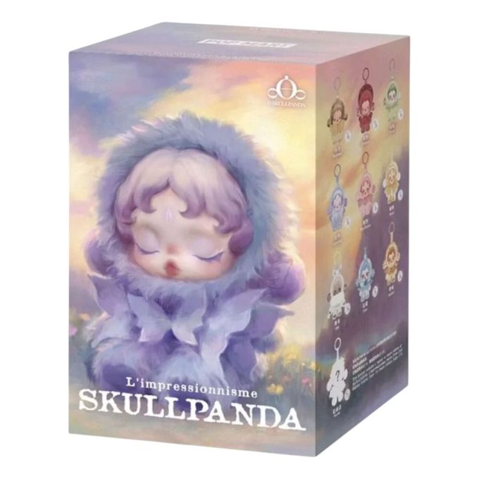 Skullpanda L”impressionnisme Plysch docka förseglad fodral (1 blindlåda)