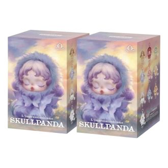 Skullpanda L”impressionnisme Plysch docka förseglad fodral (2 blinda lådor)