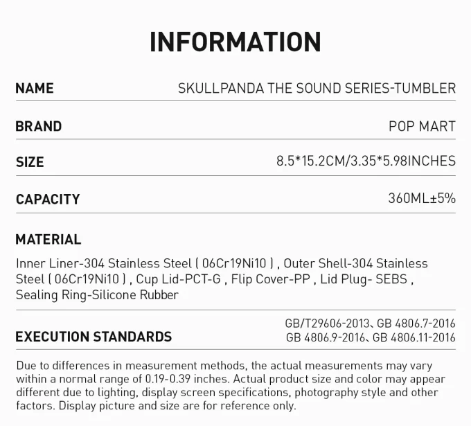 SKULLPANDA Ljudserien – Tumbler SKULLPANDA Ljudserien – Tumbler