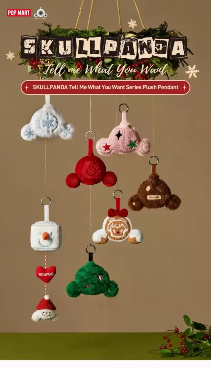SKULLPANDA Tell Me What You Want-serien Plyschhänge SKULLPANDA Tell Me What You Want-serien Plyschhänge