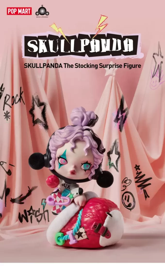 SKULLPANDA Överraskningsfiguren med strumpan