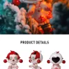 SKULLPANDA Vit Pigan Figurin