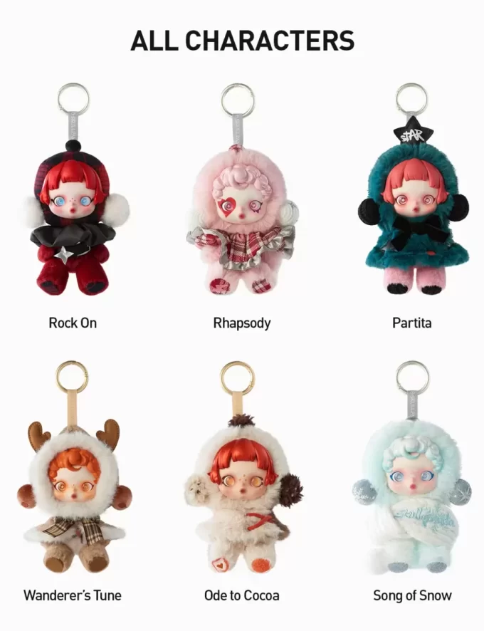 SKULLPANDA Winter Symphony Series Plysch