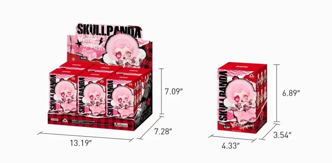 SKULLPANDA Winter Symphony Series Plysch