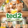 Ted2 Nallebjörn Action Plyschhänge Ted2 Nallebjörn Action Plyschhänge