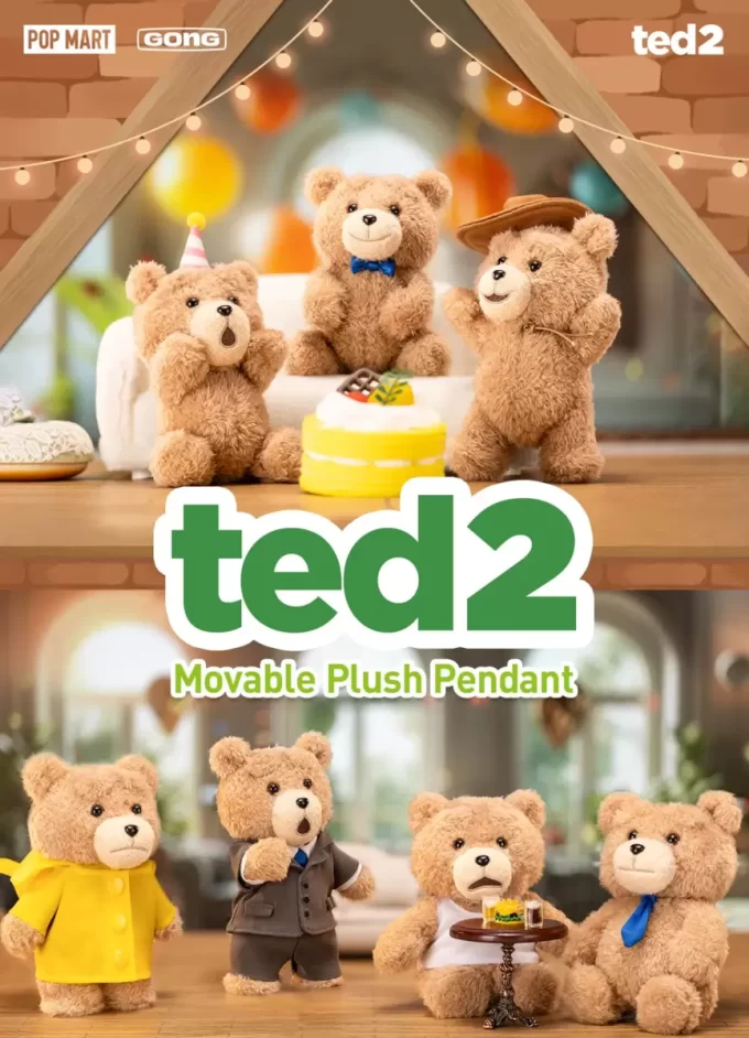 Ted2 Nallebjörn Action Plyschhänge Ted2 Nallebjörn Action Plyschhänge