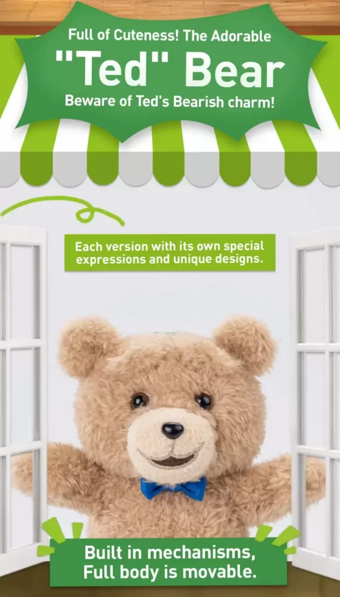 Ted2 Nallebjörn Action Plyschhänge Ted2 Nallebjörn Action Plyschhänge