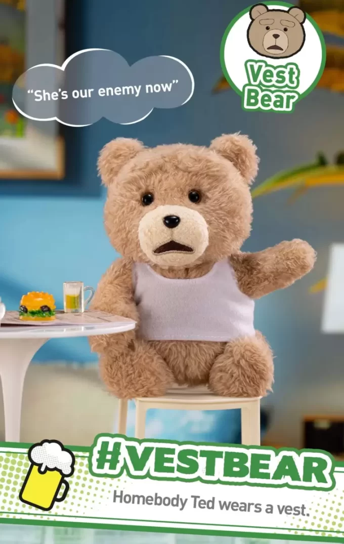Ted2 Nallebjörn Action Plyschhänge Ted2 Nallebjörn Action Plyschhänge
