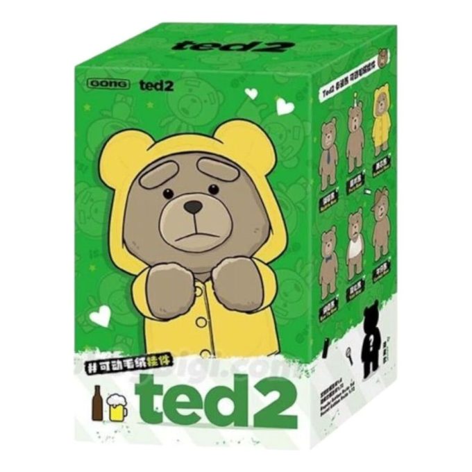 Ted2 Nallebjörn Action Plyschhänge Förseglat Etui (1 Blind Ask)