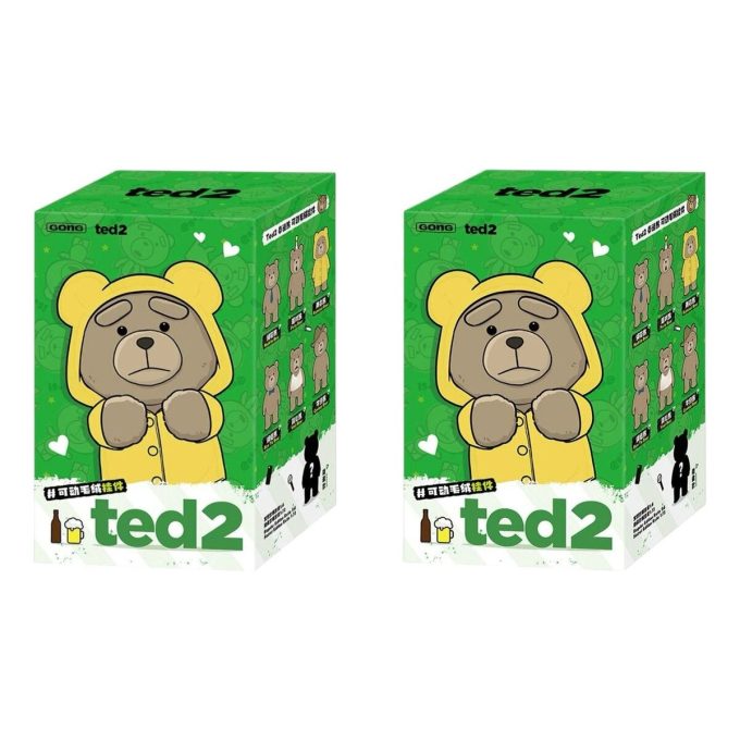 Ted2 Nallebjörn Action Plyschhänge Förseglat Etui (2 Blindaskar)