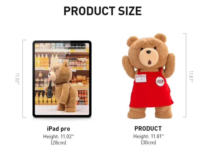 Ted2-ted Actionplyschfigur