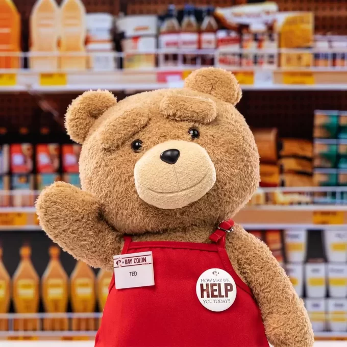 Ted2-ted Actionplyschfigur