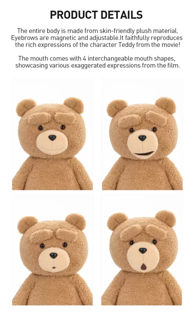 Ted2-ted Actionplyschfigur