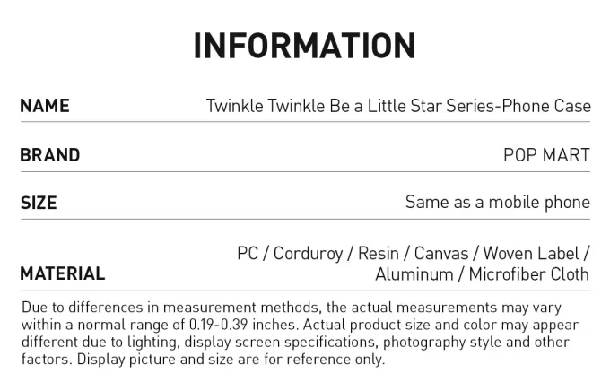 Twinkle Twinkle Be A Little Star-serien – Mobilskal