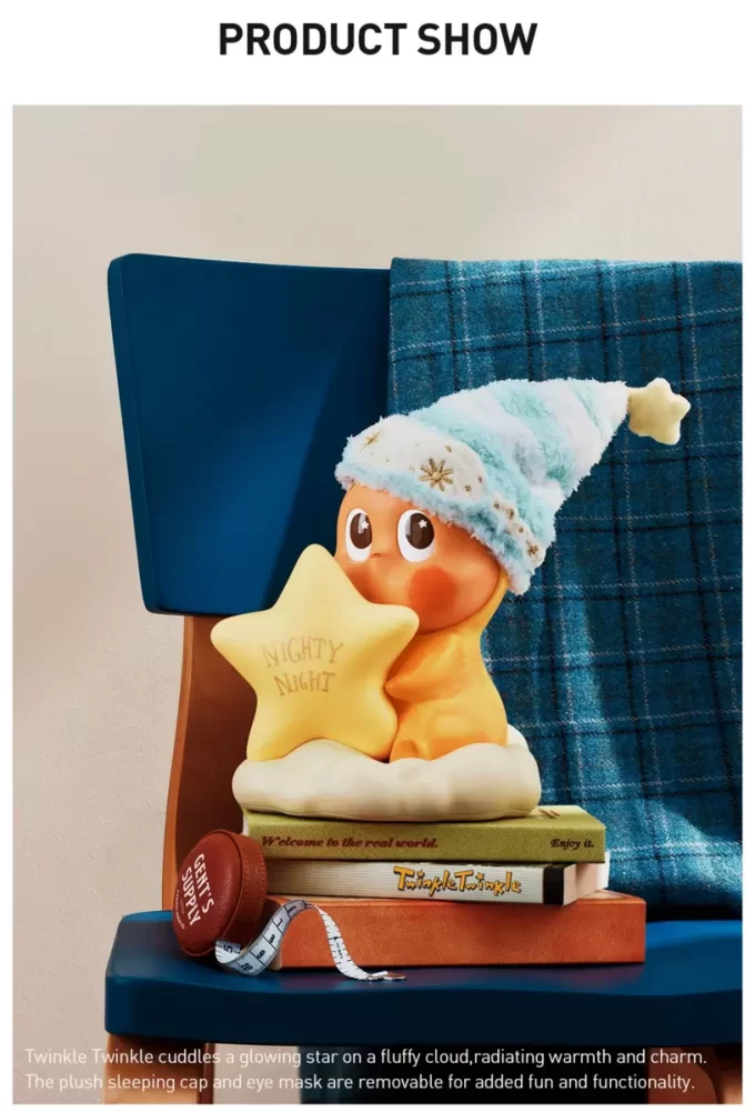 Twinkle Twinkle Classic-serien – Godnattklapp-aktiverad lampa