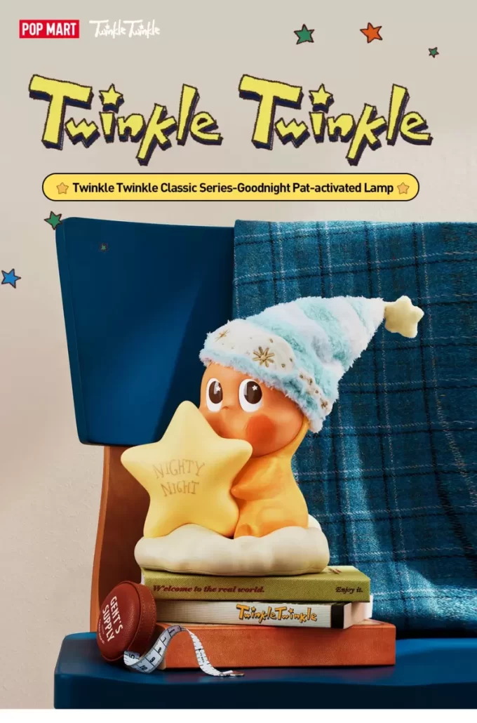 Twinkle Twinkle Classic-serien – Godnattklapp-aktiverad lampa