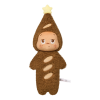 Twinkle Twinkle Stars Delicious Moments Baguette Plyschdocka