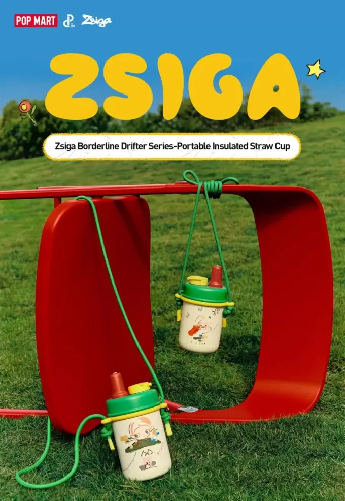 Zsiga Borderline Drifter-serien – Bärbar isolerad sugrörsmugg Zsiga Borderline Drifter-serien – Bärbar isolerad sugrörsmugg