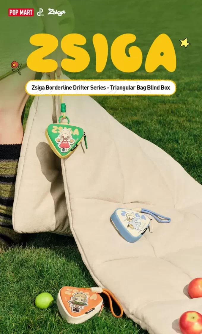 Zsiga Borderline Drifter-serien – Triangulär väska, blindlåda